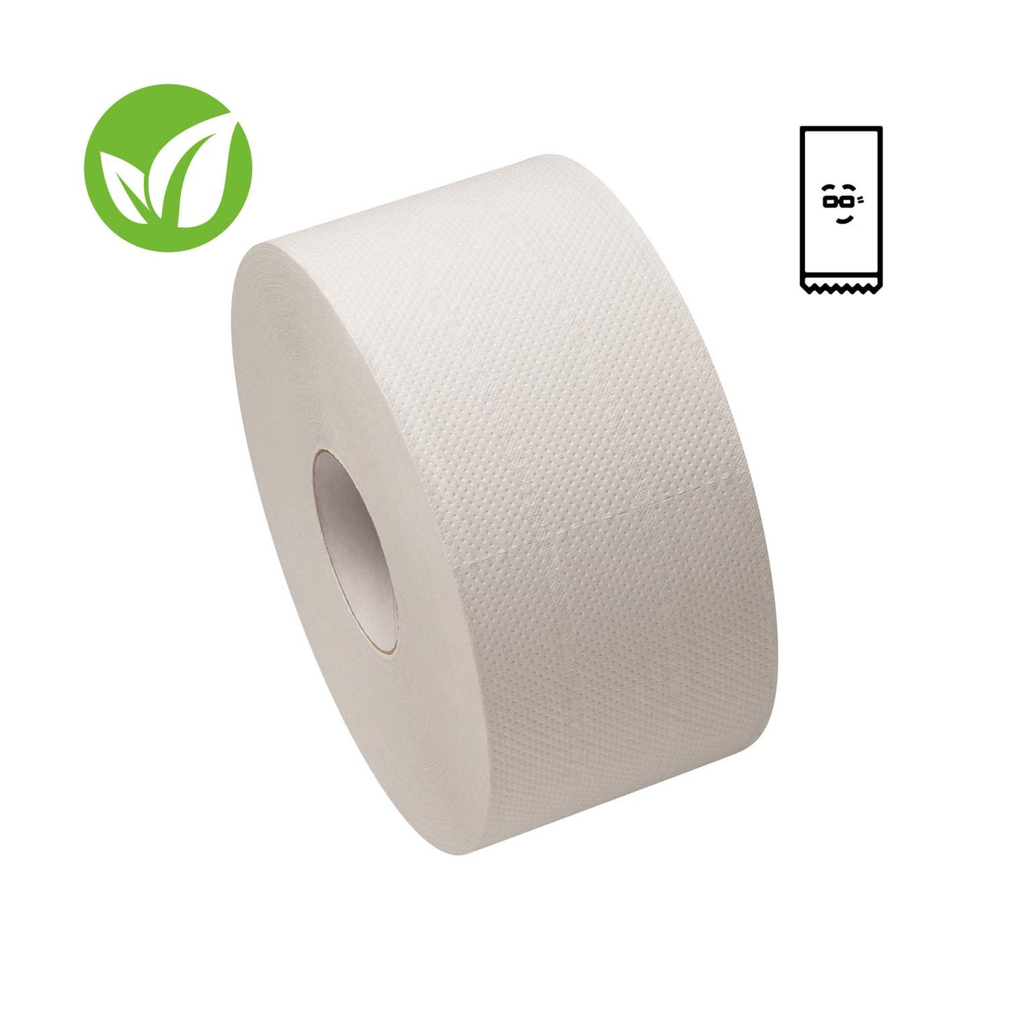 Green Hygiene - Nachhaltige Jumborolle Toilettenpapier - JUTTA-RENATE Mini (Ø 19,0 cm)