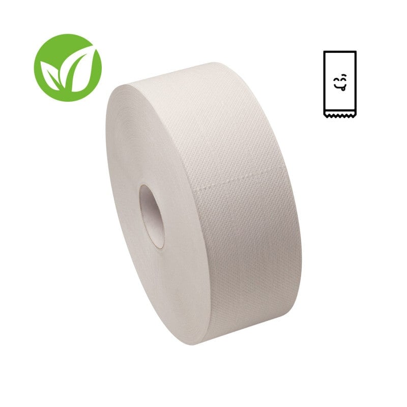 Nachhaltige Jumborolle Toilettenpapier