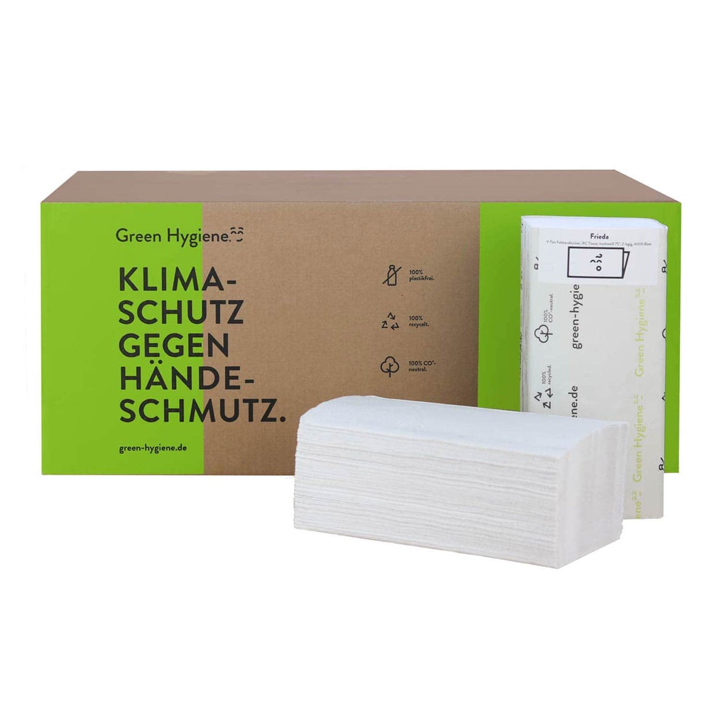 Umweltfreundliche Papierhandtücher FRIEDA