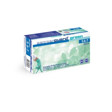Semperguard® Einmalhandschuhe Green, Nitril – Med-Praxisbedarf