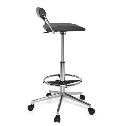 Arbeitsstuhl mit LWS-Stütze