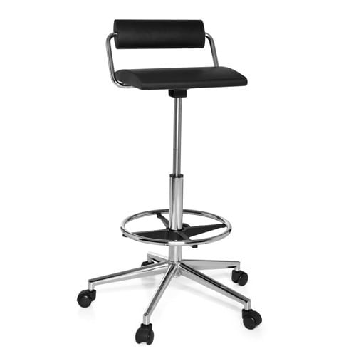 Arbeitsstuhl mit LWS-Stütze