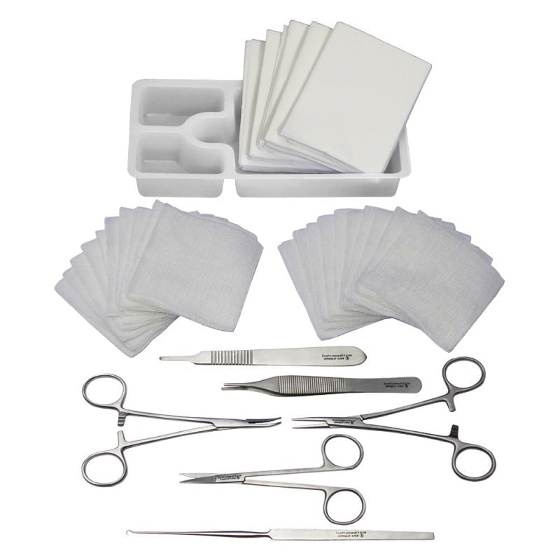 Dermatologie-Set für chirurgische Eingriffe