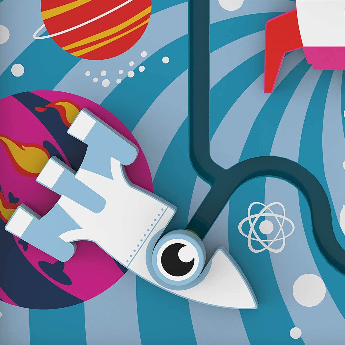 IKC Spielplatte «Raketen»