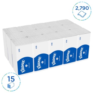 KLEENEX® Falthandtücher, Interfold, weiß