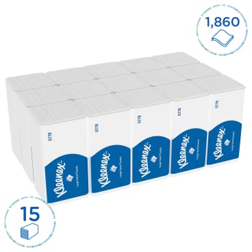 KLEENEX® Falthandtücher, Interfold, weiß