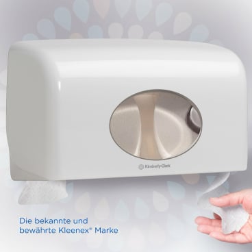 KLEENEX® Toilettenpapier Rollen, 4-lagig, weiß