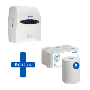 Kimberly Clark Aktionsset Handtuchpapier + Spender "No Touch"