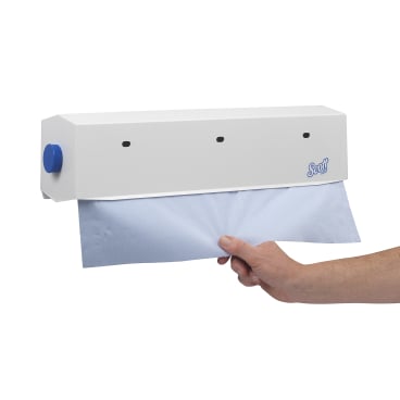 SCOTT® Wandhalter für Liegenabdeckung, weiß