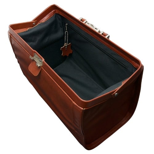 Arzttasche, Leder von M.Wright & Sons schwarz