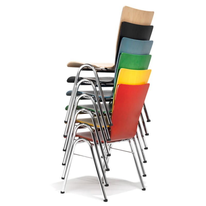 Stapelstuhl aus Buche