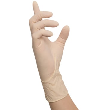 NITRAS IDEAL CARE Latex Einmalhandschuhe, naturfarben