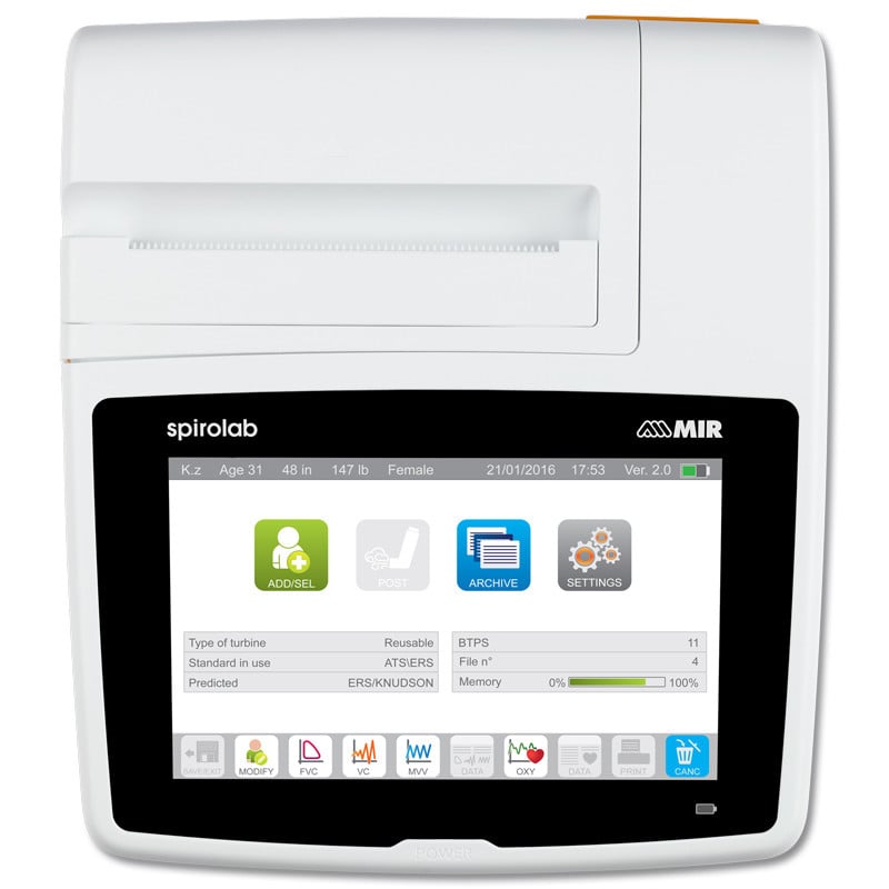 New Spirolab Desktop-Spirometer