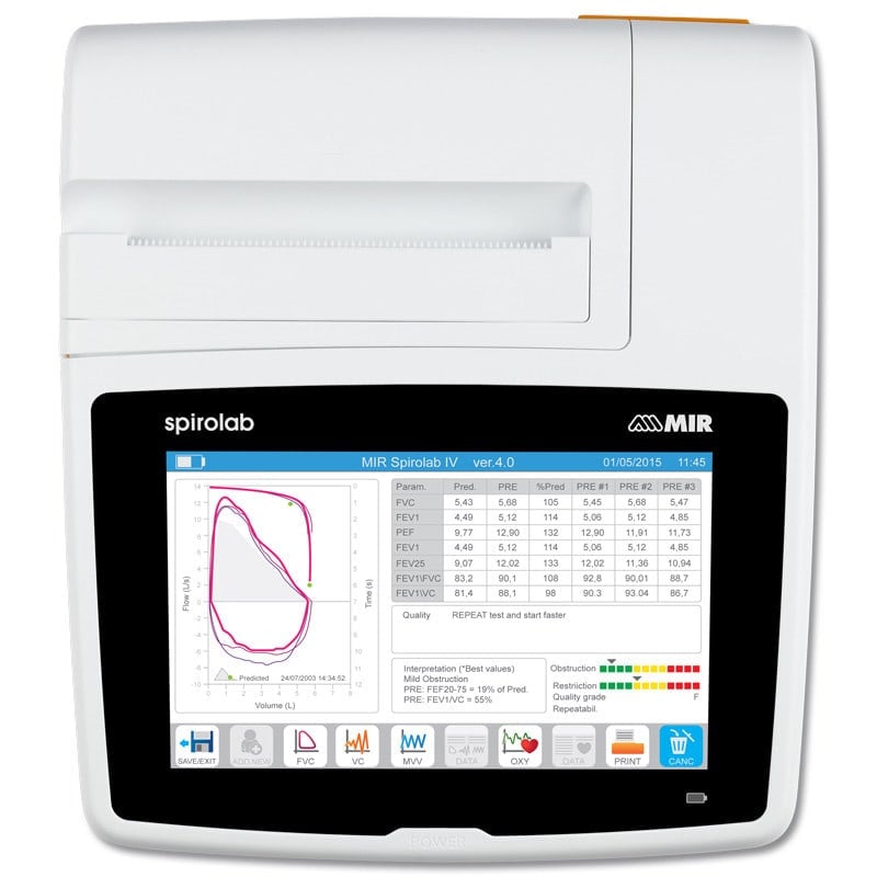 New Spirolab Desktop-Spirometer
