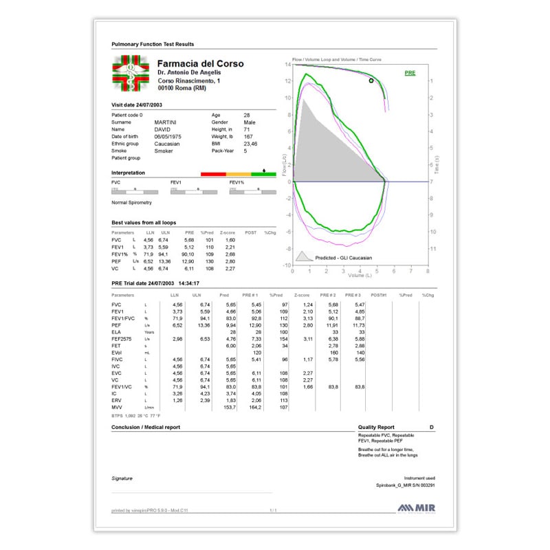 Spirobank II Basic Spirometer