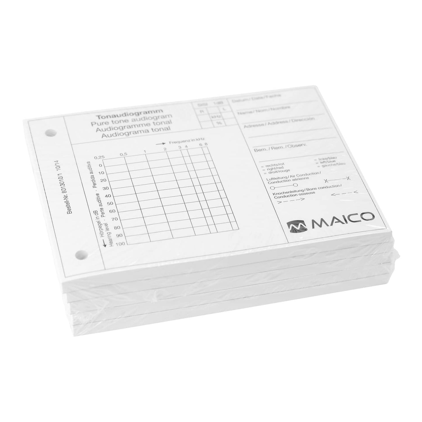 Tonaudiogrammblock für Maico ST20