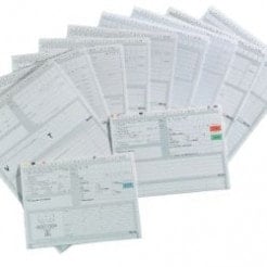 ALPHAnorm Karteitaschen alle Fachrichtungen DIN A4