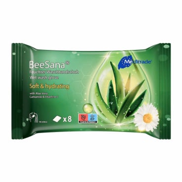BeeSana® feuchter Waschhandschuh, gebrauchsfertig