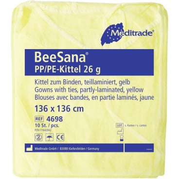 Meditrade BeeSana® PP/PE-Kittel 26 g, Farbe gelb