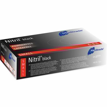 Meditrade Nitril® black Untersuchungs- und Schutzhandschuhe