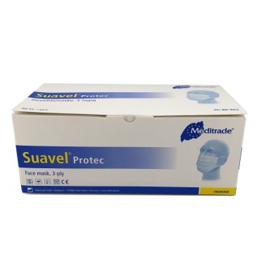 Meditrade Suavel® Protec Mundschutz, blau