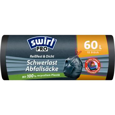 Swirl® Schwerlastsäcke PROFI, 60 Liter