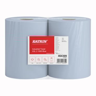 KATRIN Industrieputzrolle XXL 2 1000 Blatt, blau