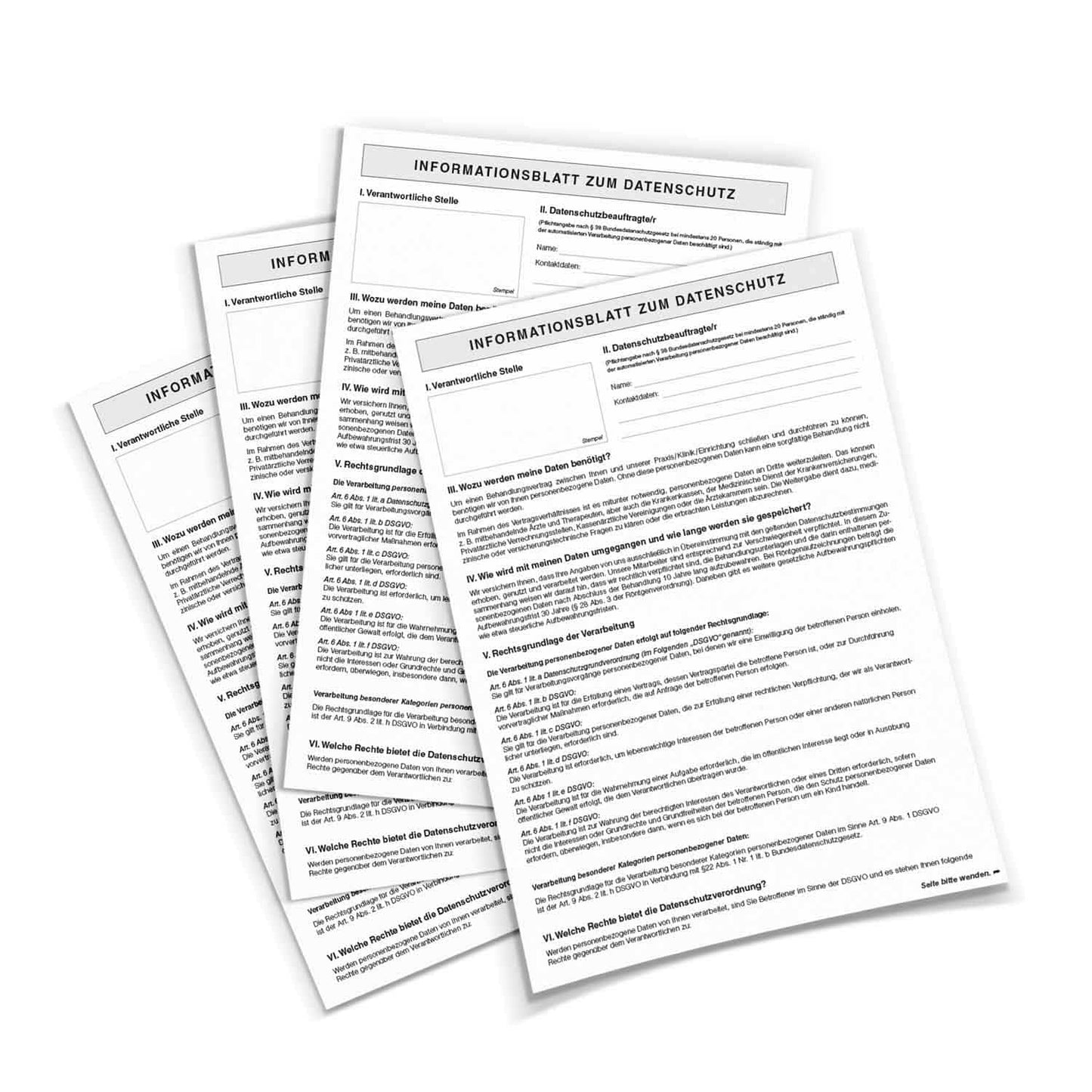 Einverständniserklärung Datenschutz