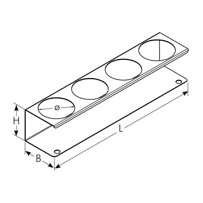 Becherhalter für Probenbecher