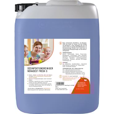 NOVADUR PRODUKTCHEMIE - NOVADUR Desinfektionsreiniger Novadest Fresh S - 1000 ml - Sprühflasche