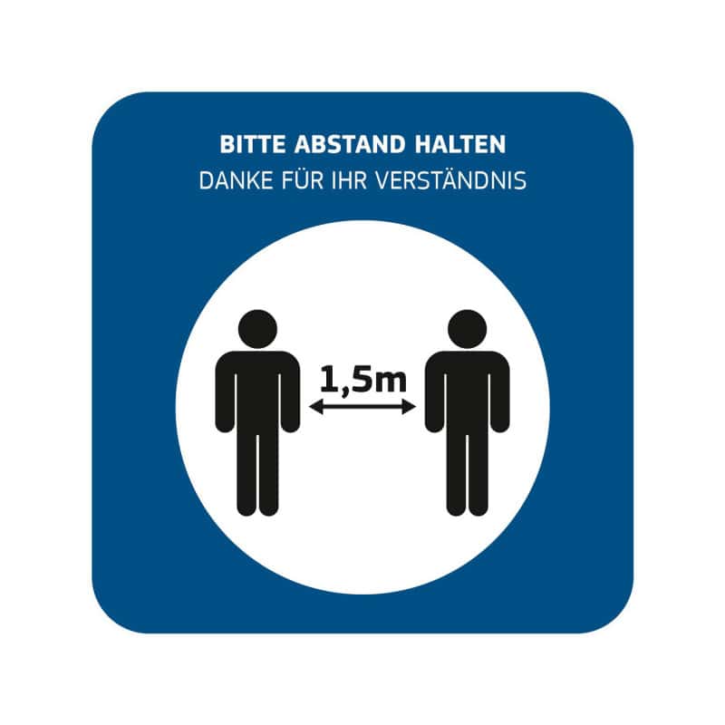 Hygiene-Hinweisschild