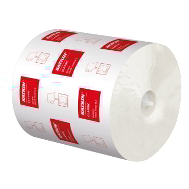 KATRIN System M 711 Papierhandtuchrolle, 2-lagig, 160 m, weiß