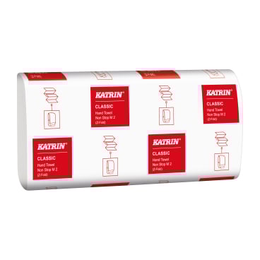 KATRIN Z-Falz Falthandtücher Non Stop M 160 Blatt, Handy Pack