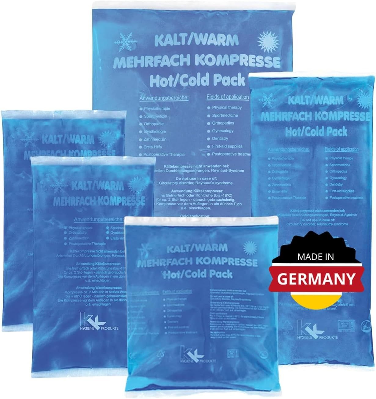 Kühlkompresse, Kalt-Warm Mehrfachkompresse - Mikrowellen geeignet