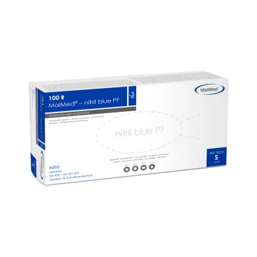 MaiMed® - nitril blue PF Einmalhandschuhe, Nitril, puderfrei