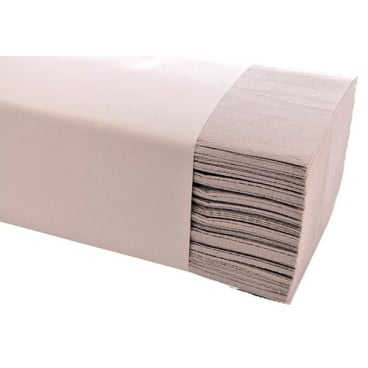 Papierhandtücher 25 x 23 cm, 1-lagig, natur-hell