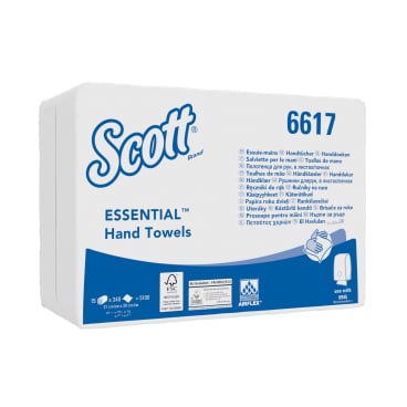 SCOTT® Essential Falthandtücher, 1-lagig, 21 x 20 cm