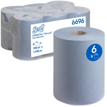 SCOTT® Essential™ Slimroll™ Rollenhandtücher, 19,8 cm x 190 m