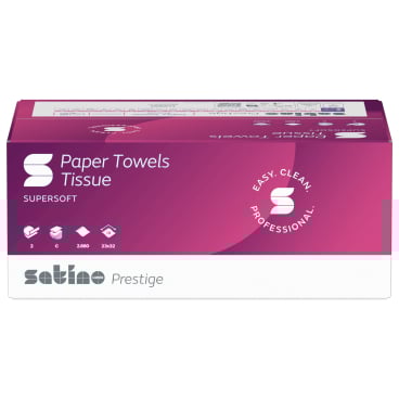 Satino Papierhandtücher prestige, C-Falz, 23 x 32 cm, PT3