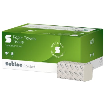 Satino comfort Handtuchpapier, C-Falz, 25 x 41 cm, PT3