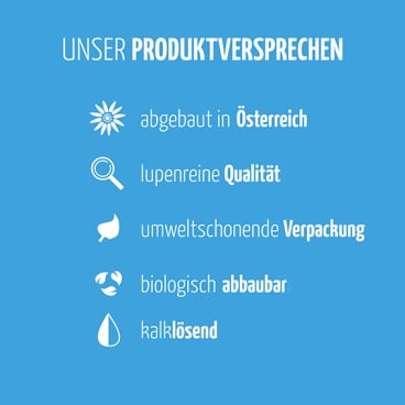 claro Alpensalz in der Pyramide für Spülmaschinen