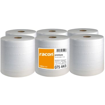 racon® premium Handtuchrollen, 20 cm x 140 m, 2-lagig, weiß