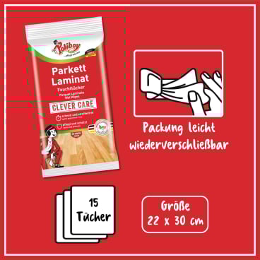 POLIBOY Parkett Laminat Feuchttücher