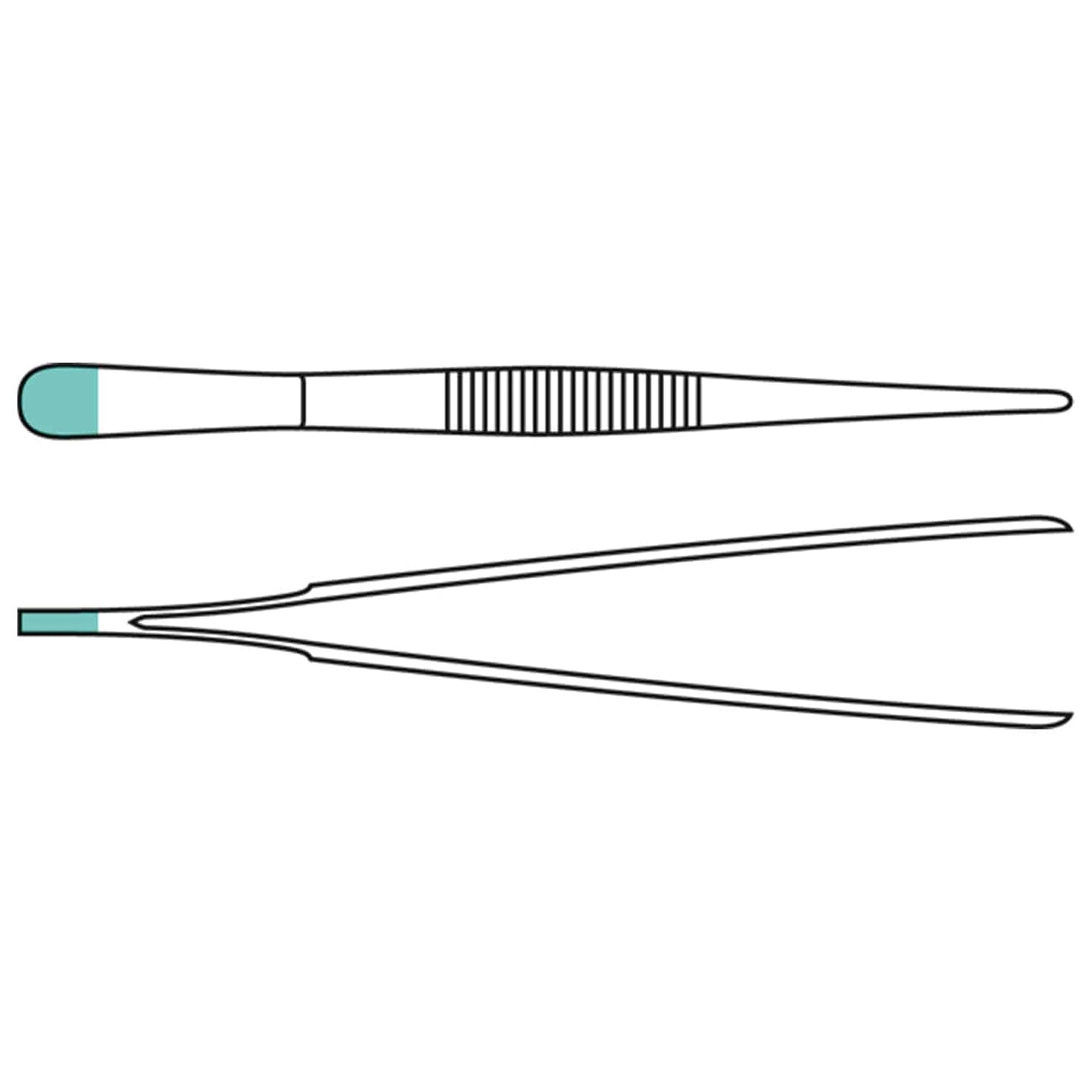 Anatomische Standard-Pinzette, gerade, 14 cm