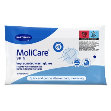 MoliCare Skin Feuchte Waschhandschuhe, alkoholfrei