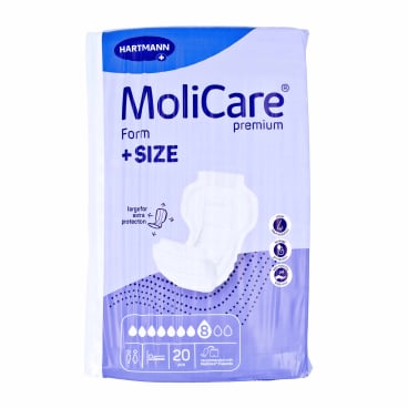 MoliCare® premium Form +SIZE Inkontinenzeinlage, 8 Tropfen