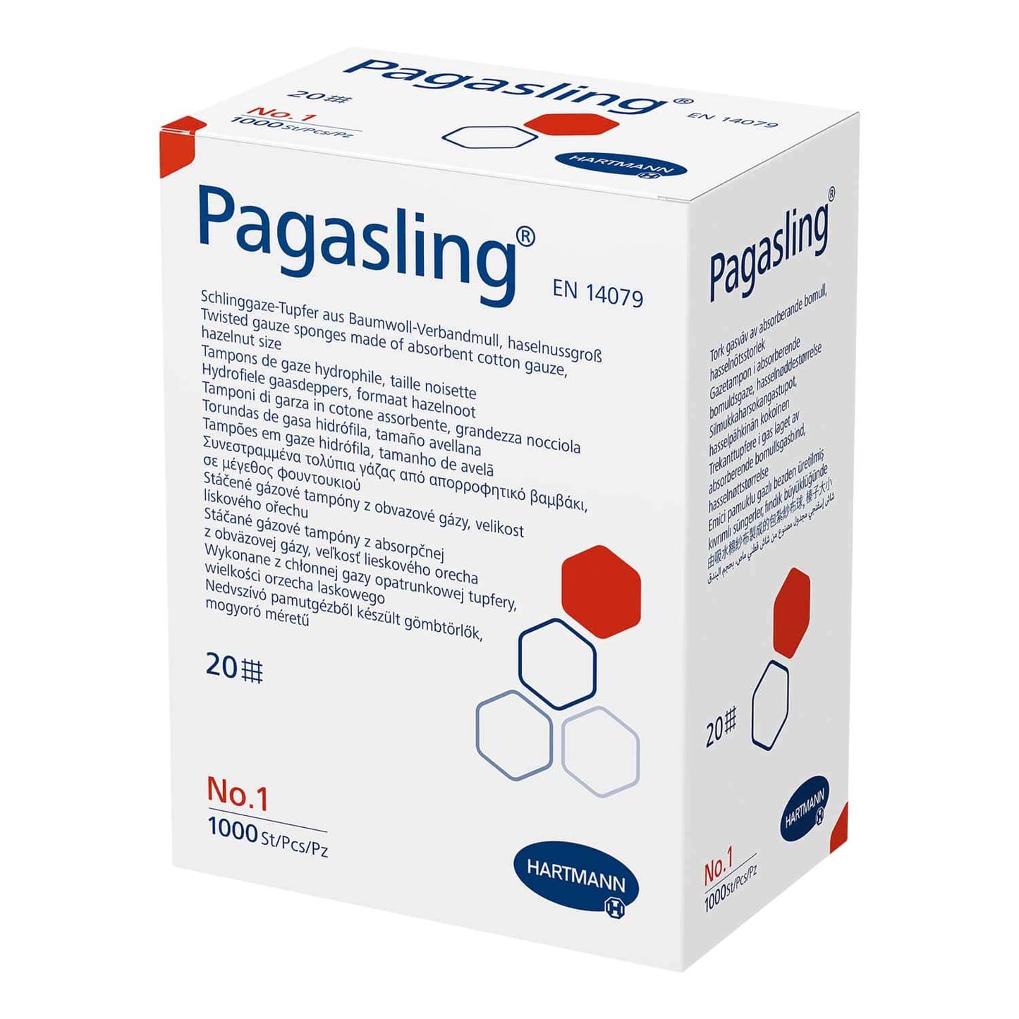 Pagasling Tupfer, unsteril