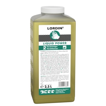 Peter Greven - LORDIN® LIQUID POWER Handwaschpaste, Naturreibemittel - 2,5 Liter - Hartflasche