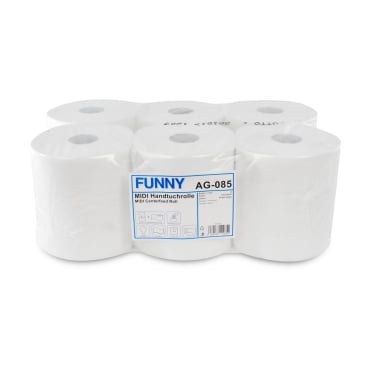 Rollenhandtuchpapier, 2-lagig, hochweiß