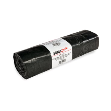 Semytop Müllbeutel mit Zugband, Typ 70, 60 Liter, schwarz